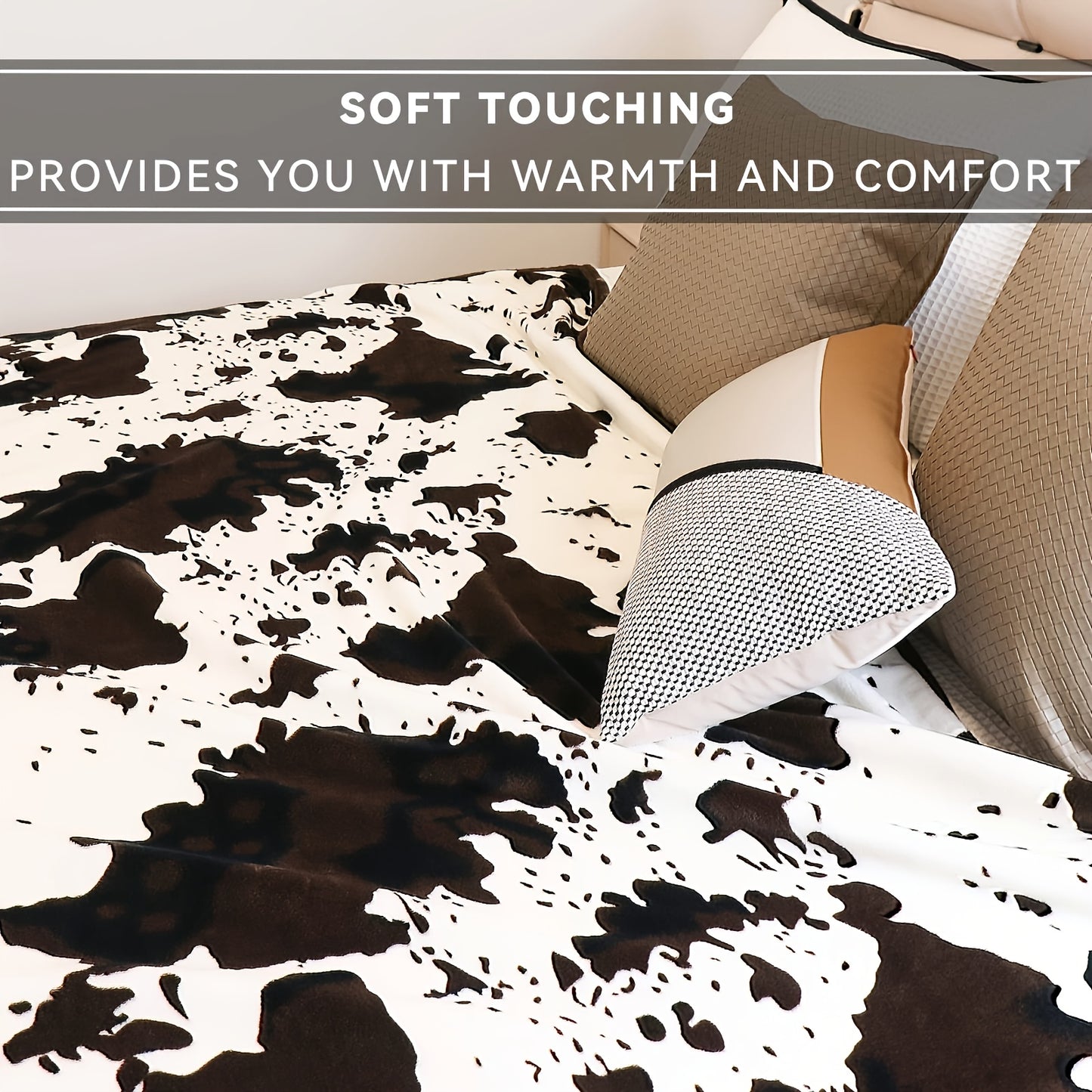 Cow Print Blanket