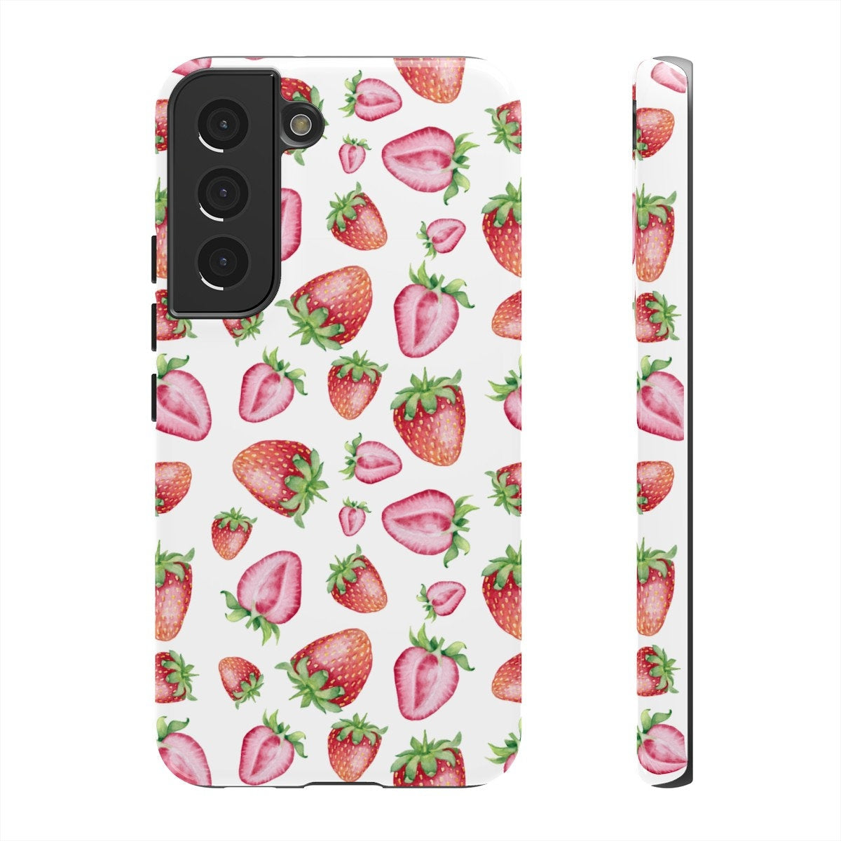 Custom Phone Case, Strawberries