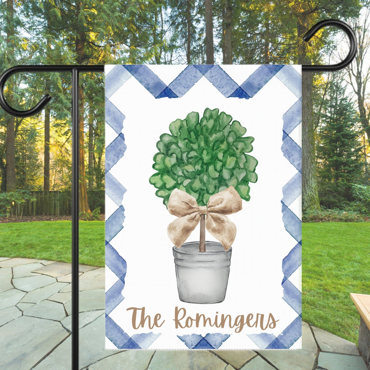 Personalized Garden Flag