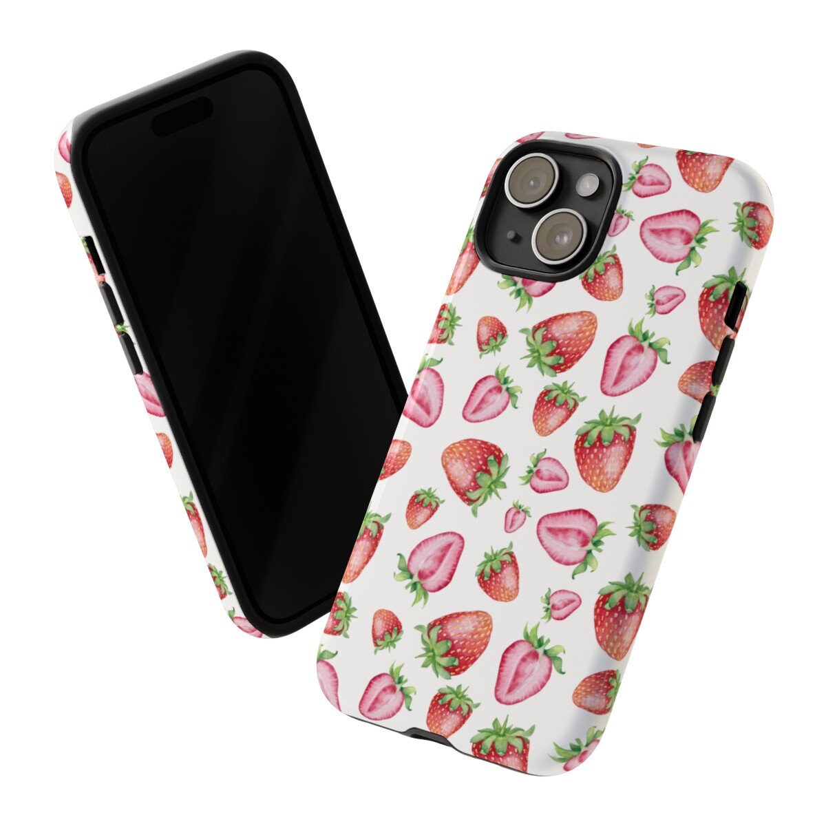 Custom Phone Case, Strawberries