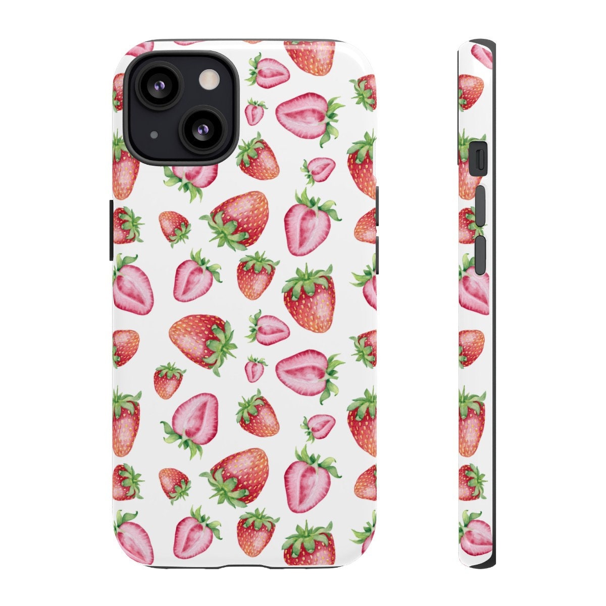 Custom Phone Case, Strawberries