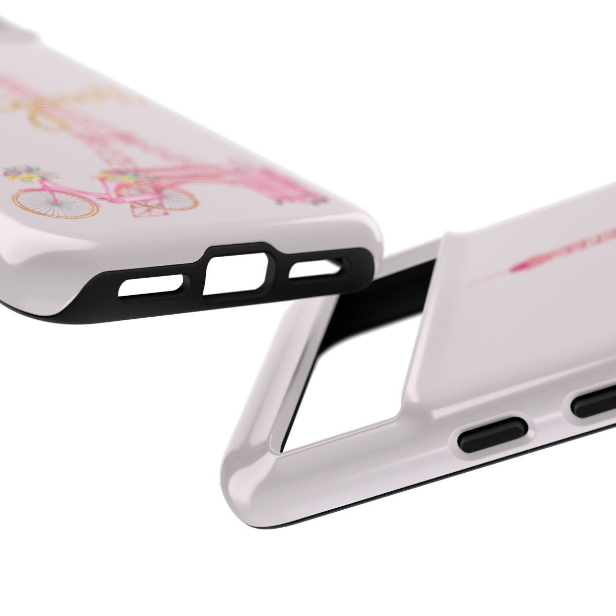 Custom Phone Case, Eiffel Tower Bonjour