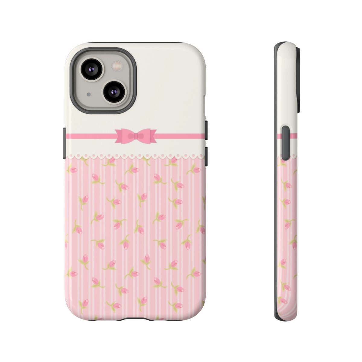 Custom Phone Case, Pink Bow