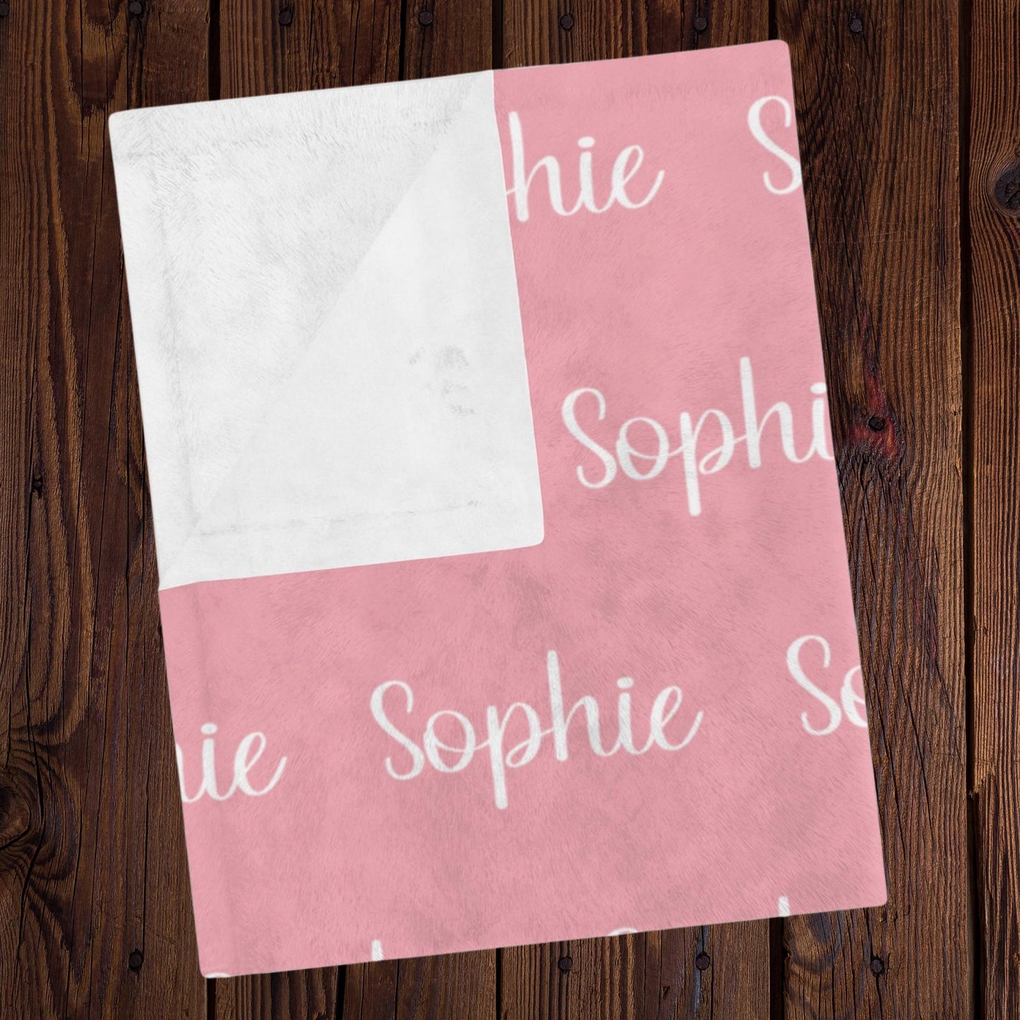 Customizable Name Blanket
