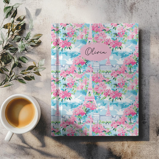 Personalized Floral Journal