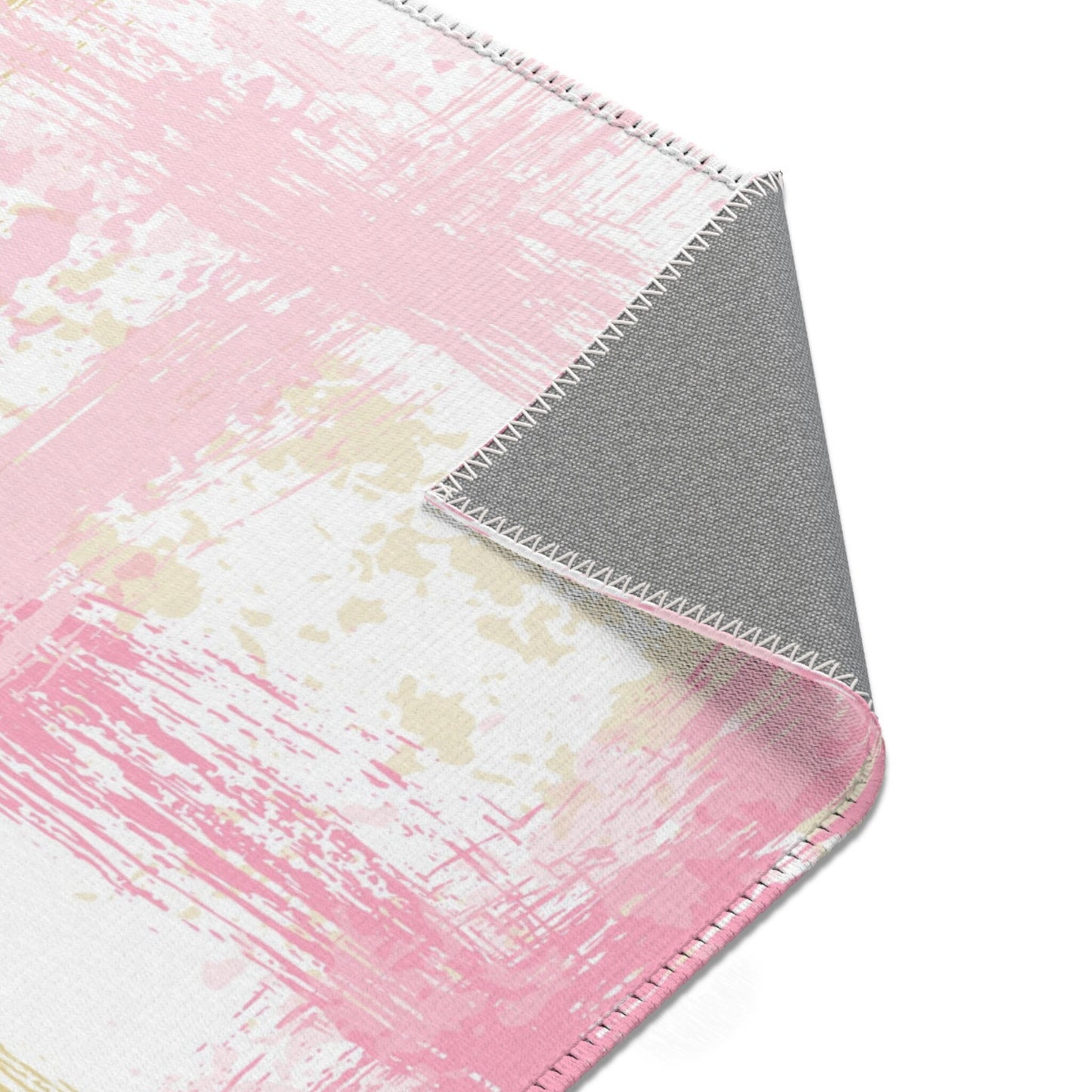Custom Rug, Pink Plaid