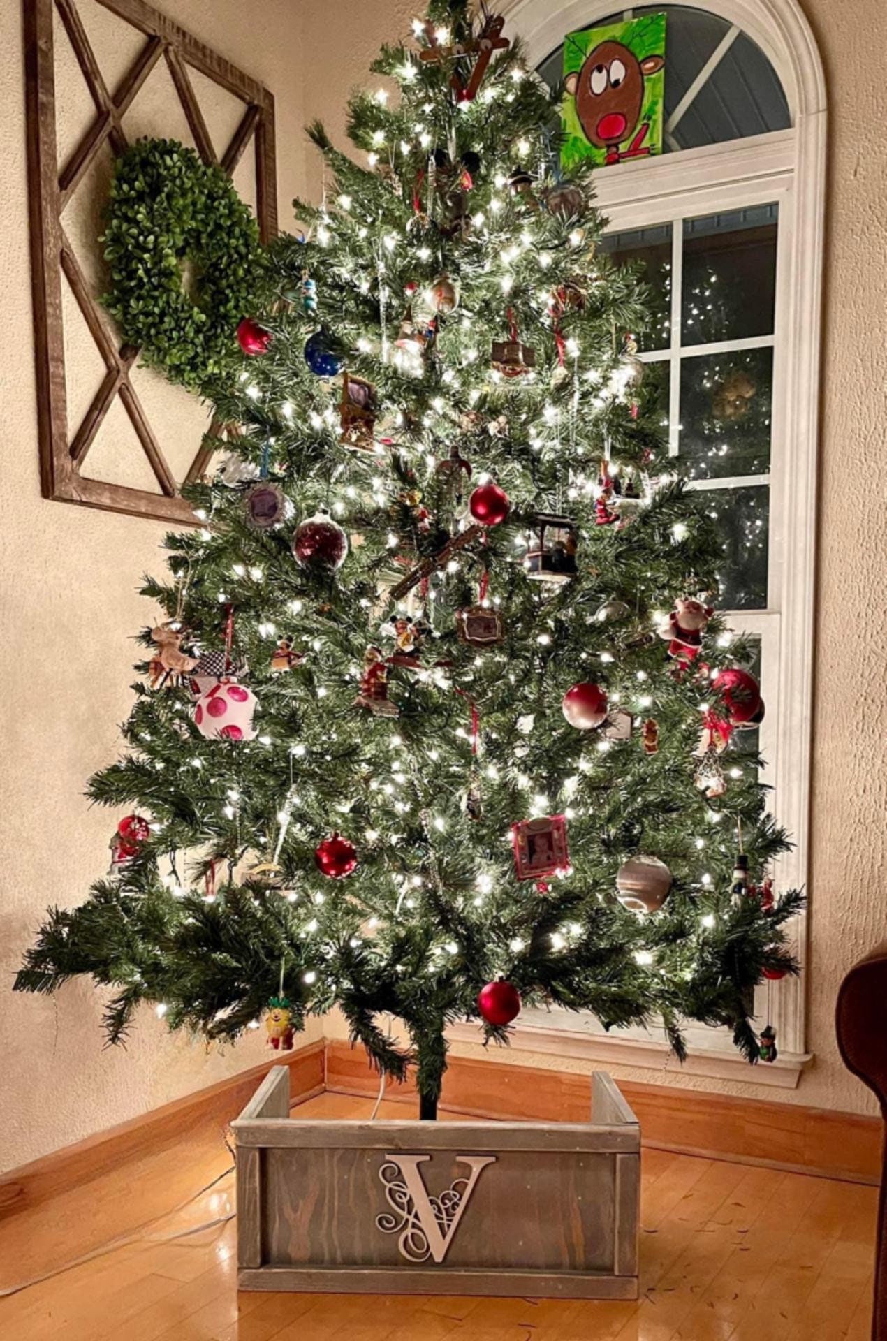 Folding Christmas Tree Box | Collapsible Tree Base | Tree Skirt | Customizable