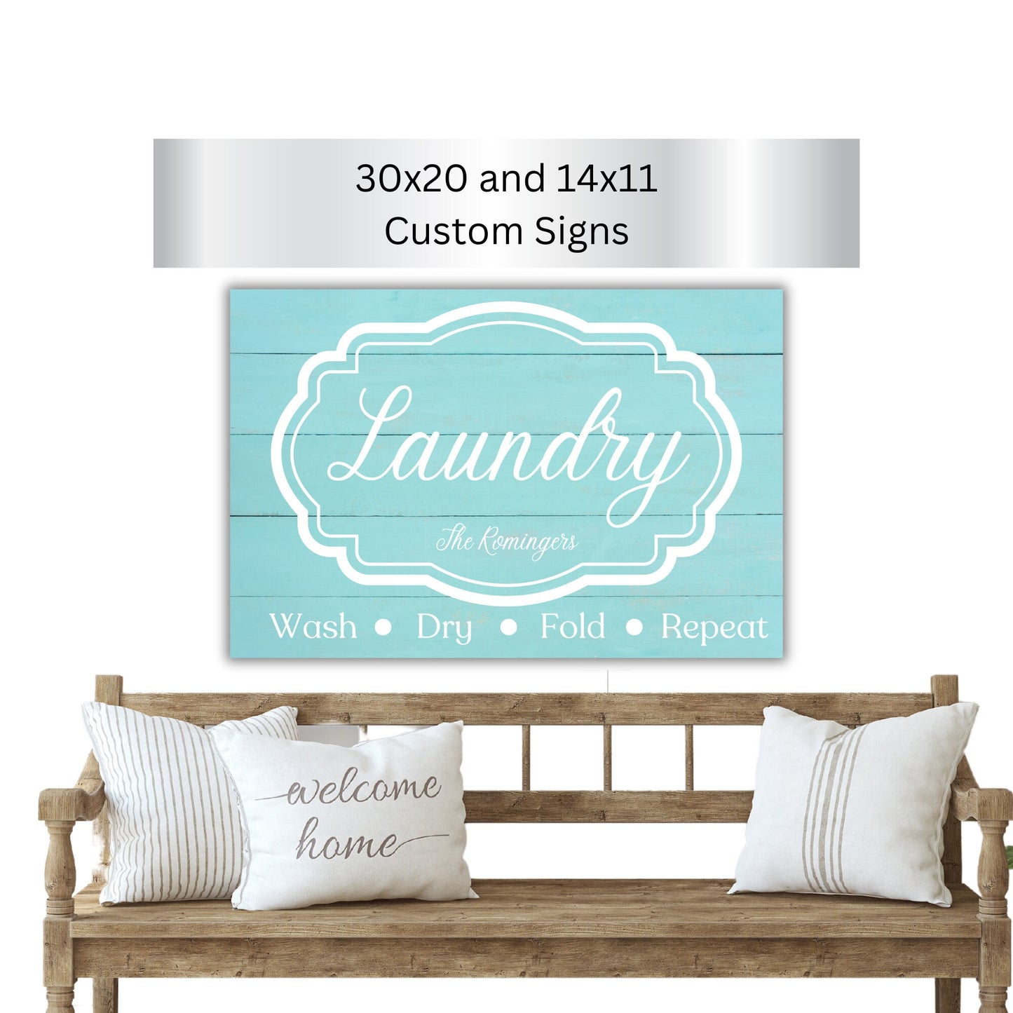 Laundry Room Decor, Aluminum Sign, Sign For Laundry Room, Laundry Room Wall Art, Wall Art
