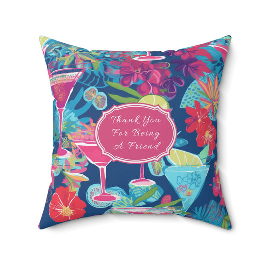 Thank You For Being A Friend Throw Pillow