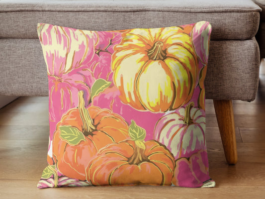 Fall Pumpkin Throw Pillow