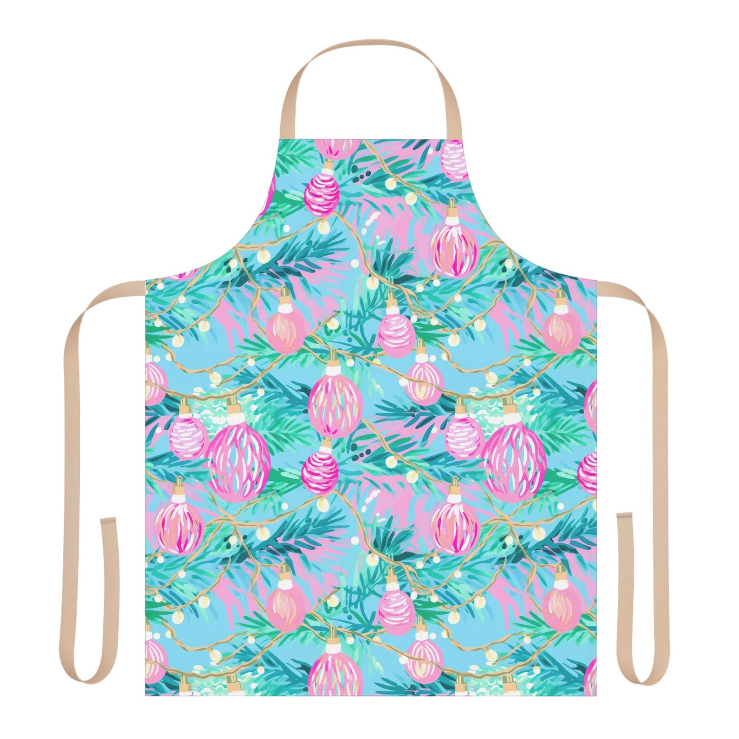 Personalized Floral Kitchen Apron for Women, Gift for Mom, Gift for Wife, Gift for Grandmother, Custom Gift, personally aprons