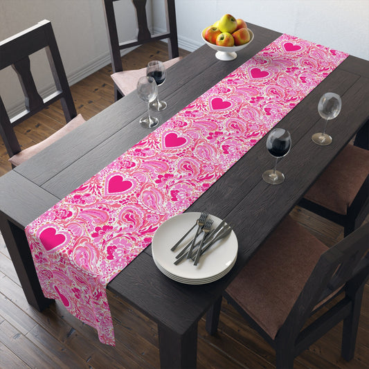 Valentine Home Decor, Kitchen Decor, Table Runner, Holiday Table Decor, Valentine's Day Table Decoration