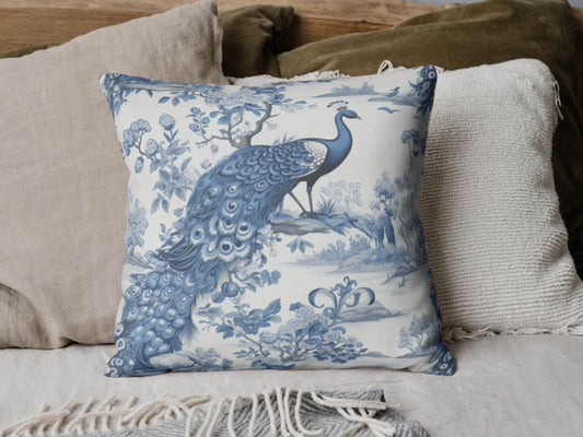 Pillow, Throw Pillow, Home Gift, Gift For Her, Peacock Home Decor
