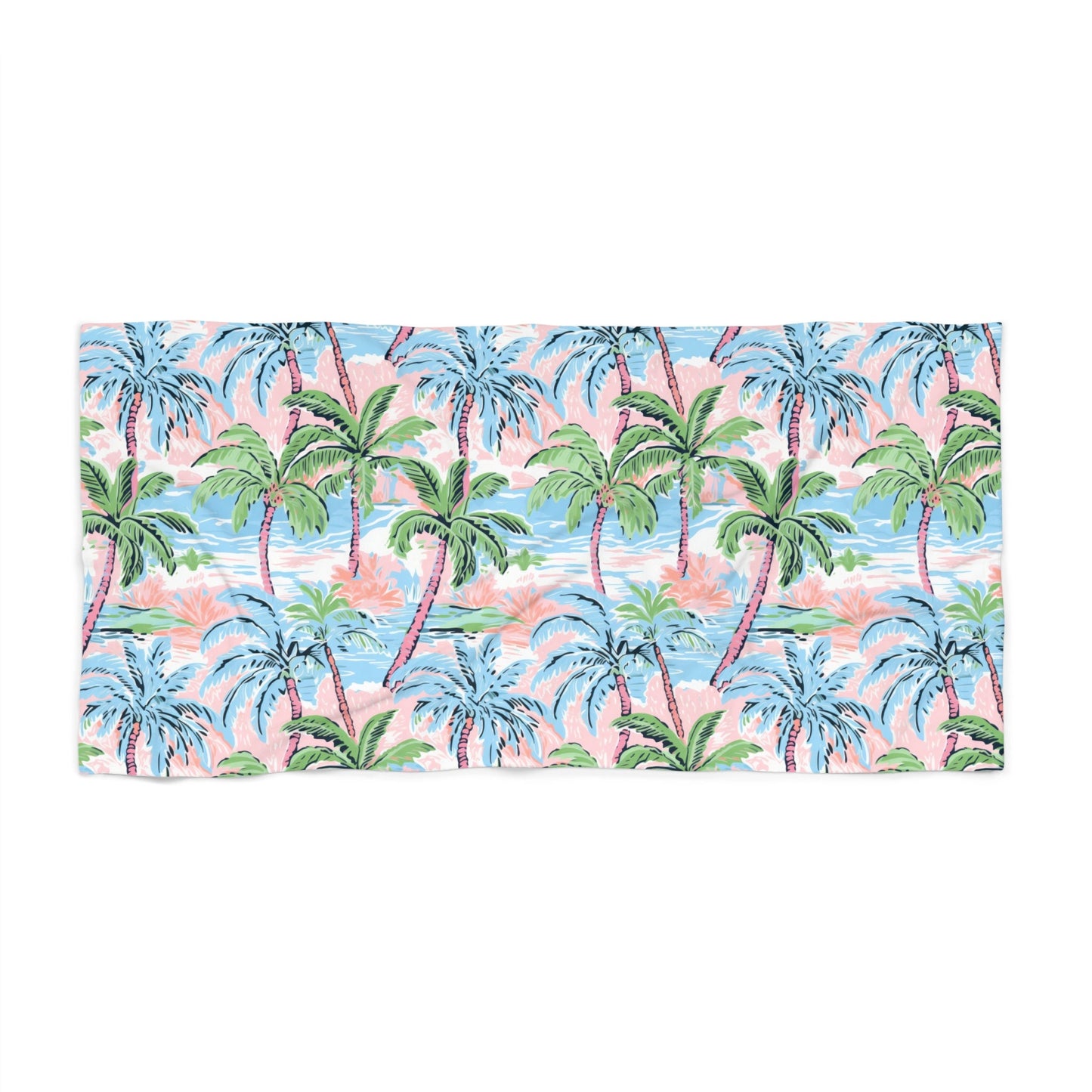 Luxury Palm Beach Towel Summer Vacation Custom Towel