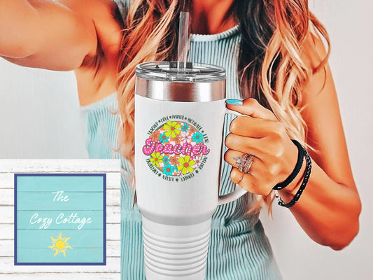 Personalized Tumbler, Teacher Gift, Personalized Gift, Gift for Teacher