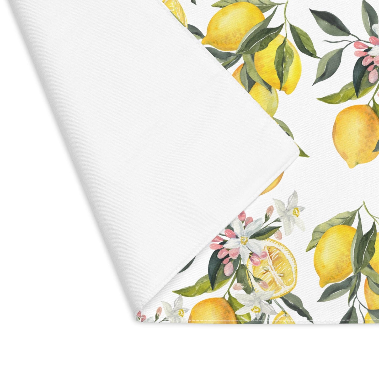 Lemon Table Runner, Tablerunner, Italian Lemon Tablerunner, Yellow Lemon, Kitchen Decor, Dining Room Table