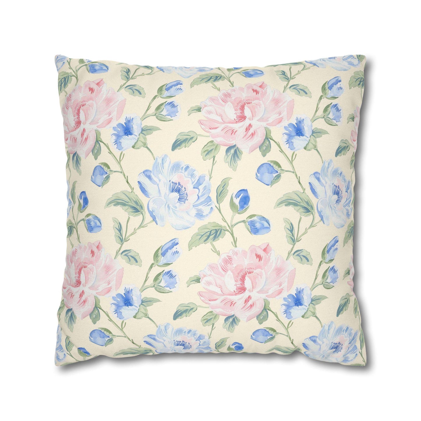 Decorative Throw Pillow, Floral Pillow Case, Grandmillenial Throw Pillow, Living RoomDecor, Pillow for Living Room