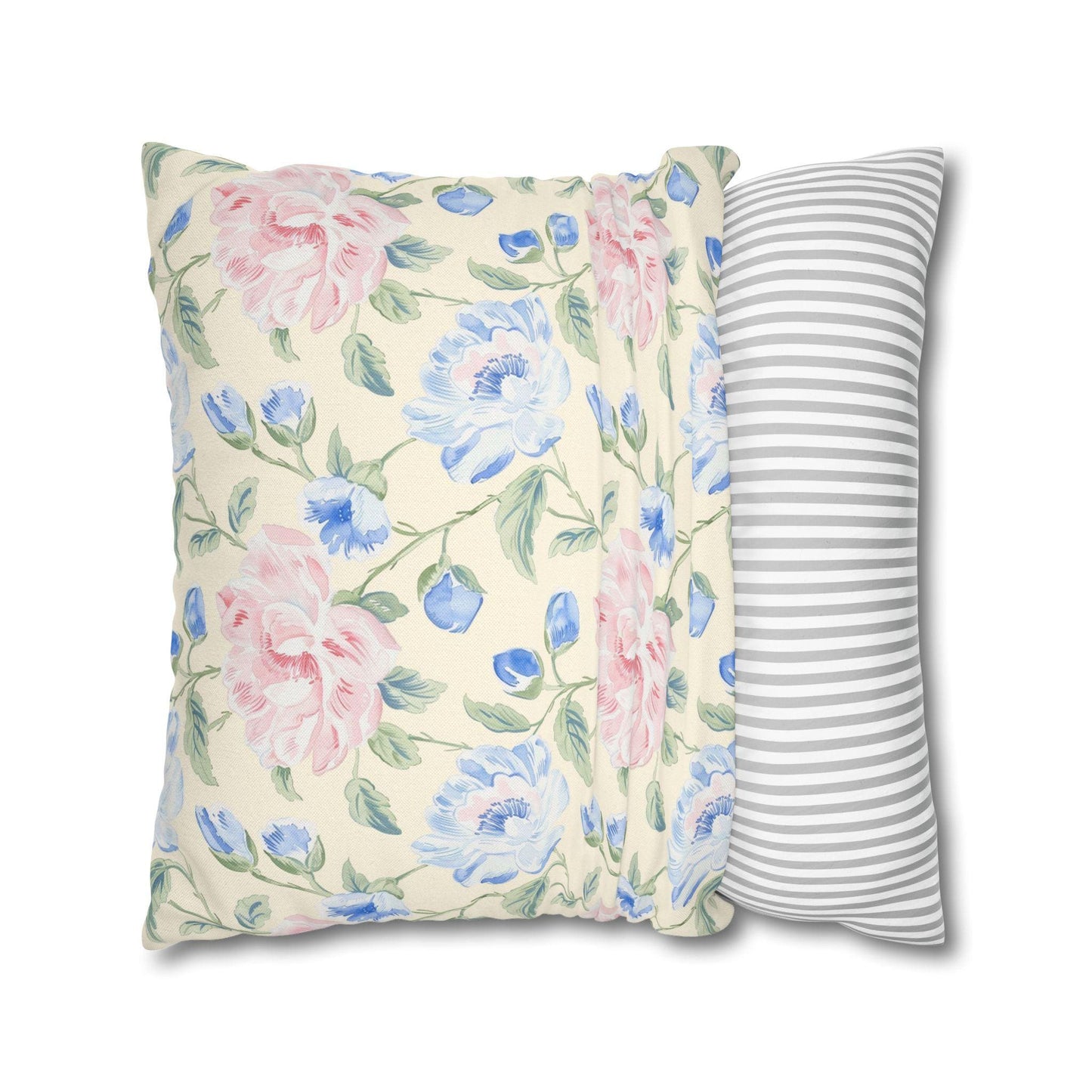 Decorative Throw Pillow, Floral Pillow Case, Grandmillenial Throw Pillow, Living RoomDecor, Pillow for Living Room