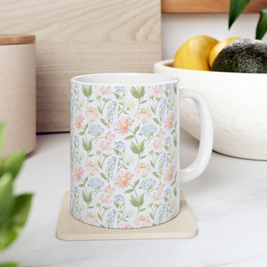 Coquette Floral Ceramic Mug