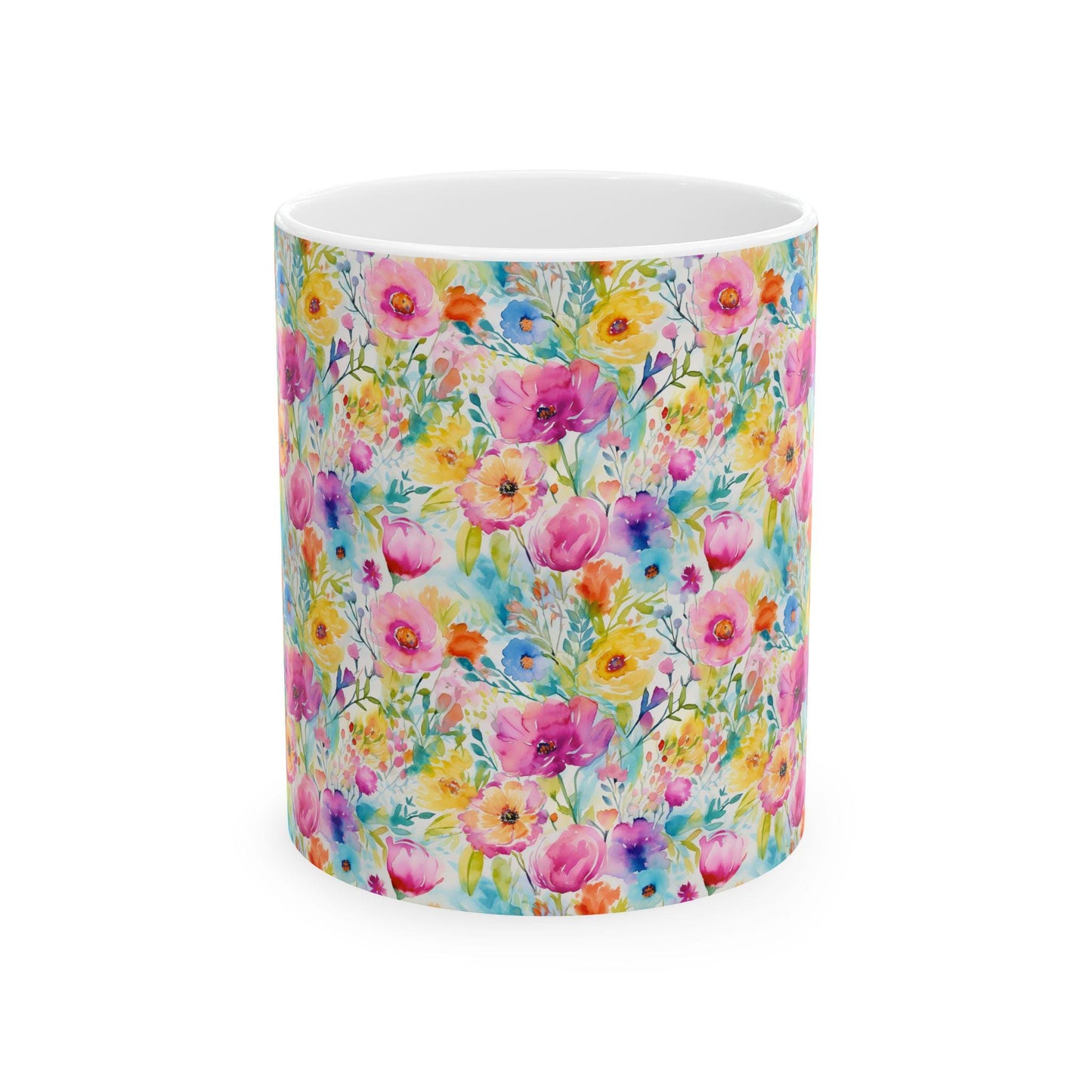 Wildflower Floral Ceramic Mug