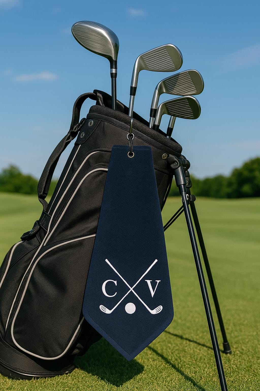 Custom Golf Towel, Golf Gear, Towel for Golf, Dad Golf Gift, Fathers Day Golf, Groomsmen Gifts, Monogrammed Towel, Bachelor Party Gift