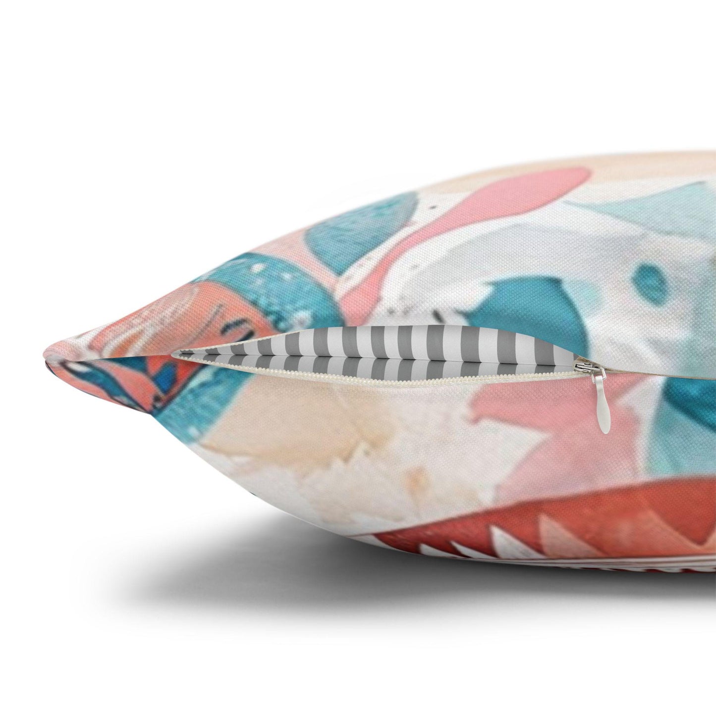 Pillowcase or Pillow, Coastal Abstract Art Throw Pillow, Nature Inspired Pillows, Throw Pillow for Couch, Bright Color Pillowcase